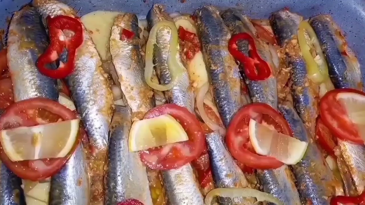 صينيه سردين بالبطاطس في الفرن 🌹😋