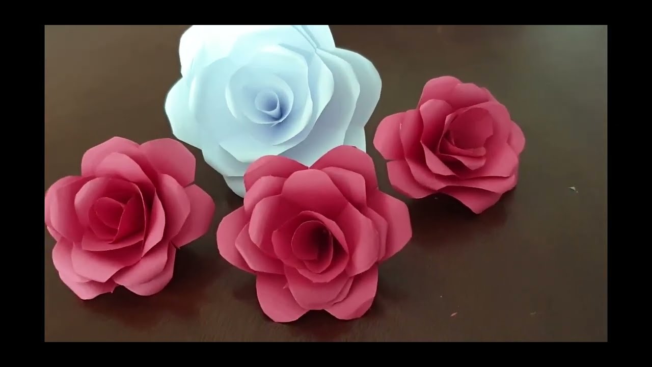 Fleur en Papier facile _ Paper Flower