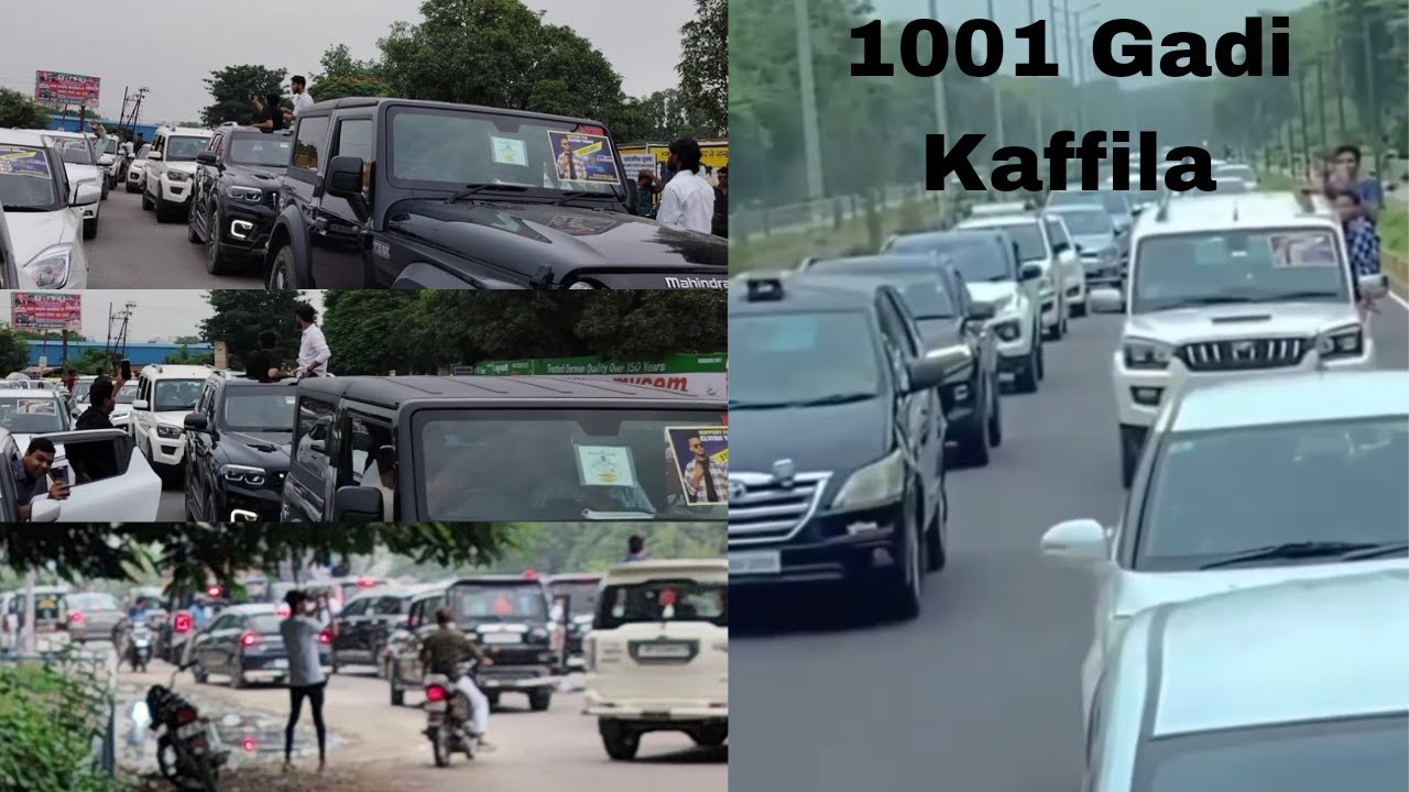 Elvish Yadav Kaffila Big Boss 1001 Gadi.. #vlog #foryou #trending