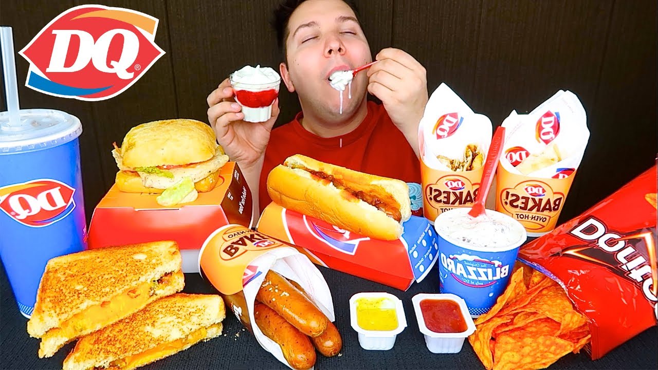 Мой первый опыт в Dairy Queen • Мукбанг