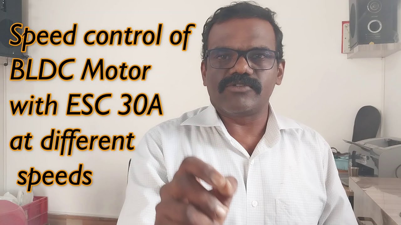 Управление скоростью двигателя BLDC с помощью Arduino с ESC 30A для разных скоростей с помощью кн...