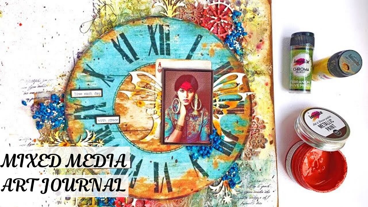 #DIY   Art Journal |  Art Journal Process | Art Journal Page | #DIYARTJOURNAL | Art Jounraling Page