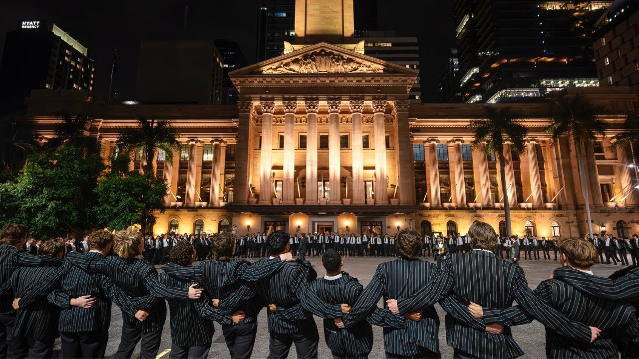 CLASS OF 2024 | Final Warcry at City Hall | Brisbane Boys' College