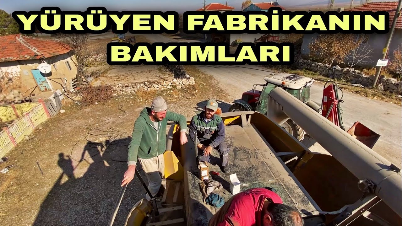 SÜRPRİZ YÜKLENİYOR... BİÇERDÖVER ÜSTADLARININ DETAYLI MAKİNE BAKIMI.