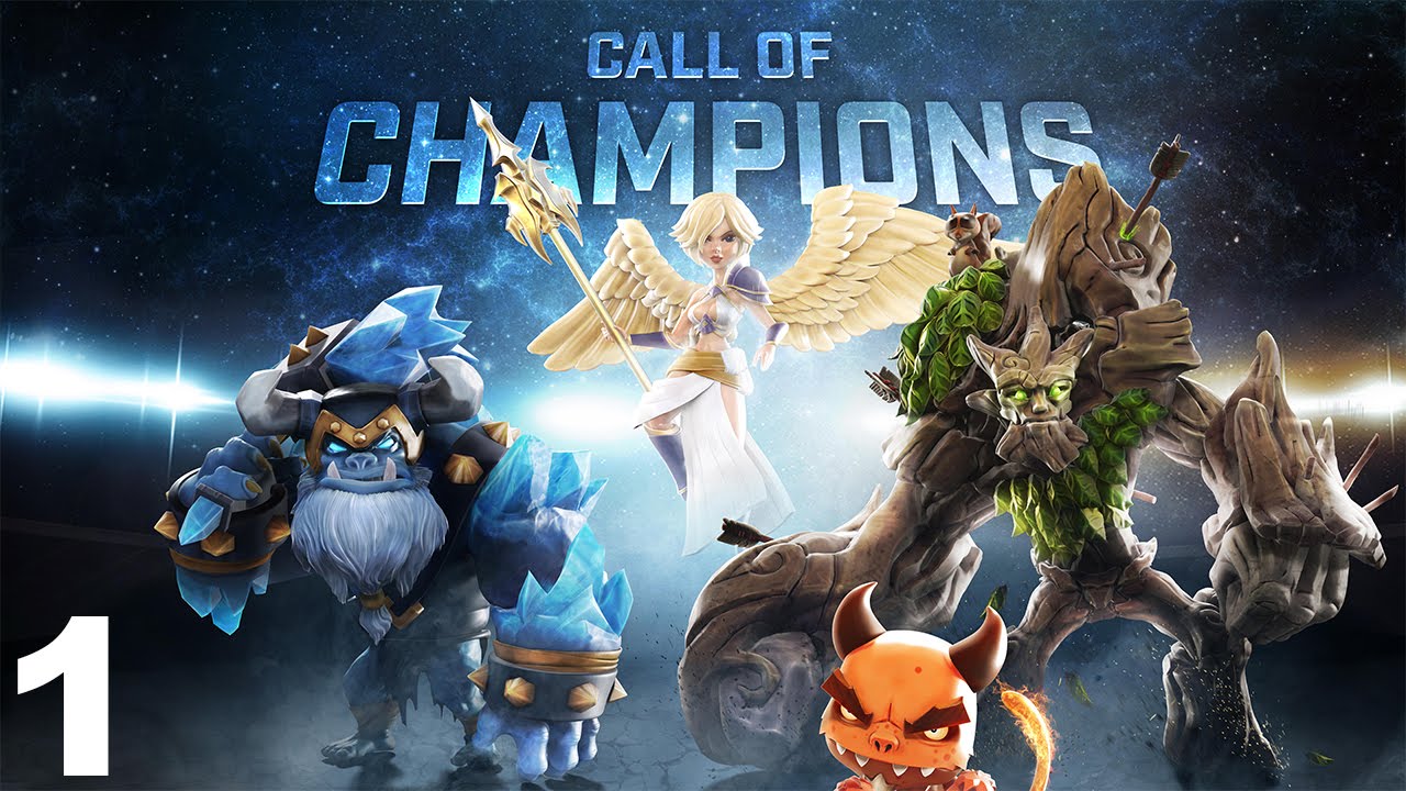 Call of Champions - Gameplay Walkthrough Part 1 - Tutorial & Practice Matches (iOS, Android)