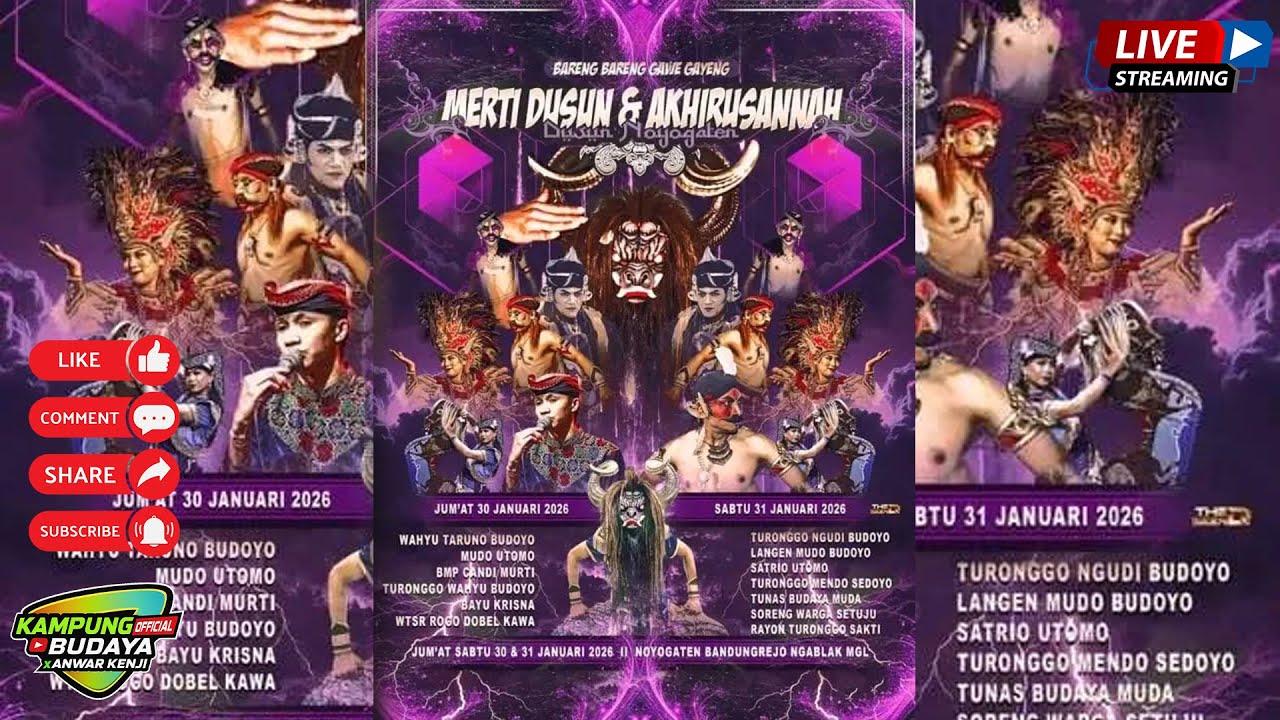 Live Malam Merti Dusun Noyogaten Ngablak Magelang - Banyu Krisna WTSR - TWB