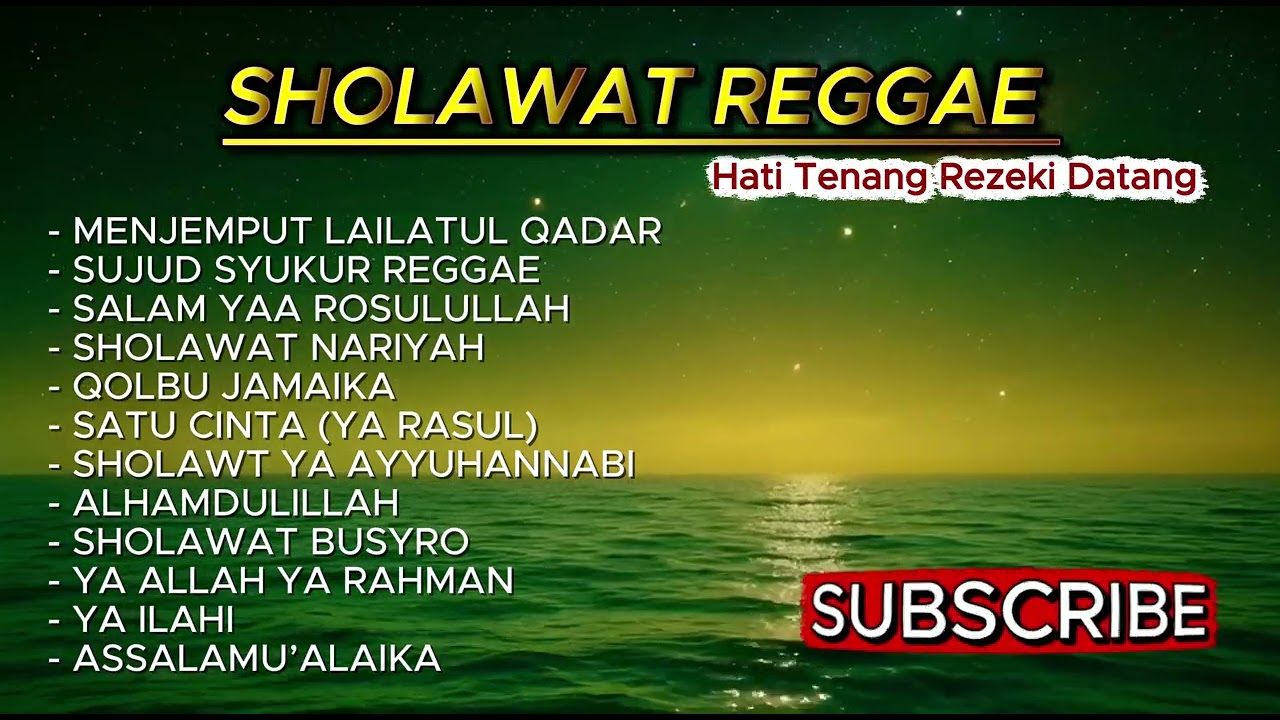 reggae sholawat musik santai dan enak di dengar#sholawatreggae #reggaeislami 