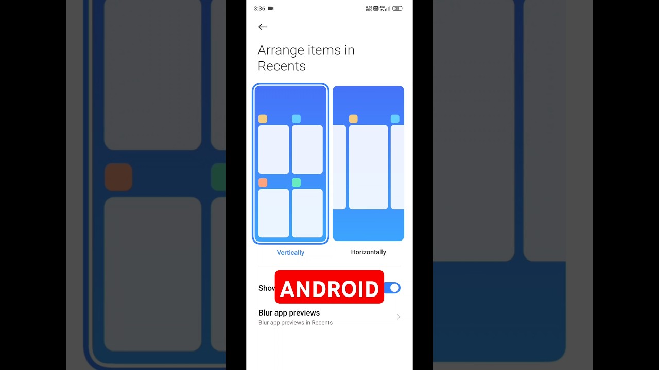 How To Change Recent App Style | Arrange Items In Recents | Android Settings | 2025