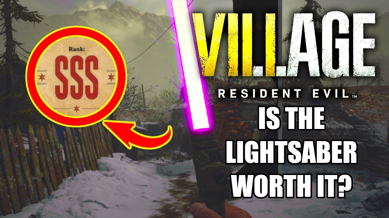 LIGHTSABER vs KARAMBIT KNIFE - RESIDENT EVIL VILLAGE (IS THE LZ ANSWERER WORTH IT?)