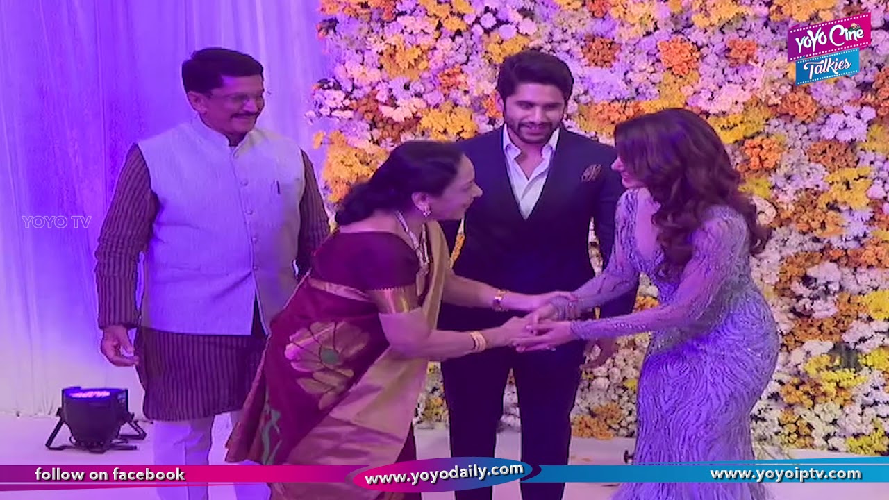 Murali Mohan, Jamuna at Naga Chaitanya and Samantha Akkineni Wedding Reception | YOYO Cine Talkies