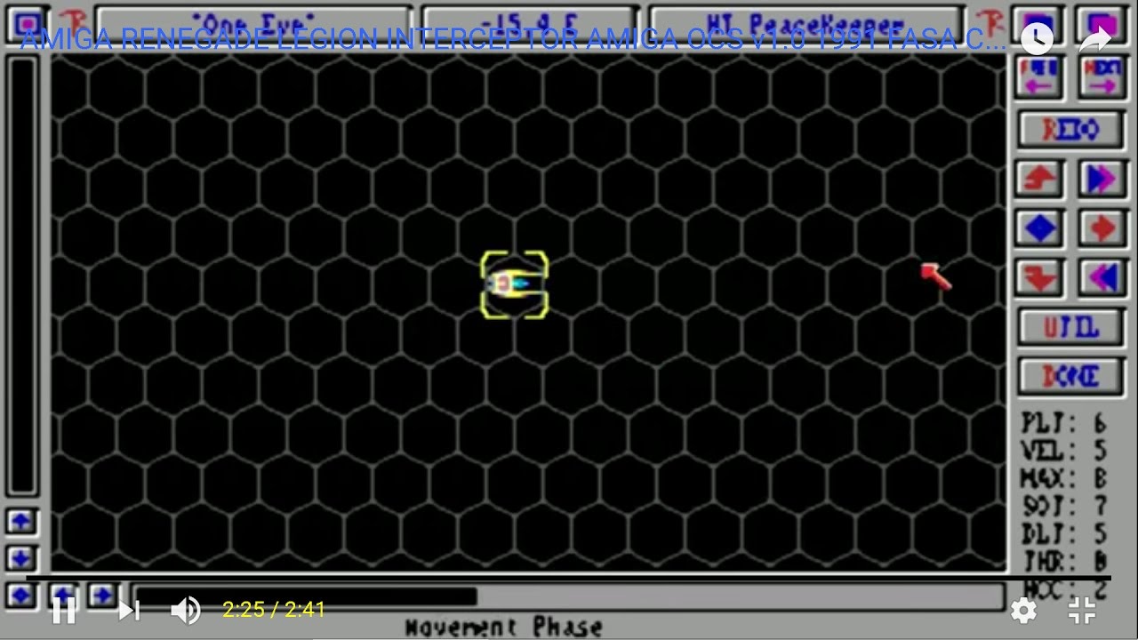 AMIGA RENEGADE LEGION INTERCEPTOR AMIGA OCS v1.0 1991 FASA CORPORATION SSI STRATEGIC SIMULATIONS INC