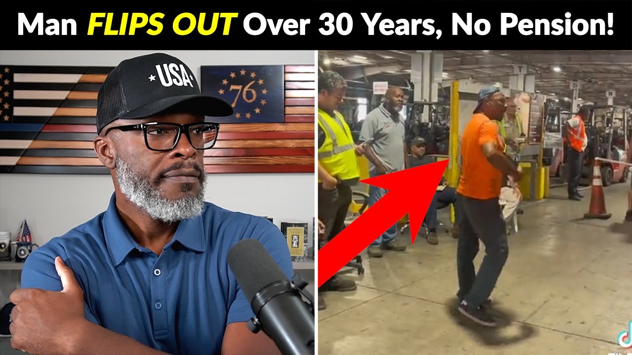 VIRAL VIDEO: Man Goes BALLISTIC Over NO PENSION After 30 Years!
