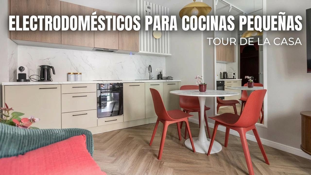 Tendencias de decoración y electrodomésticos ideales para cocinas pequeñas | Recorrido por mi depa