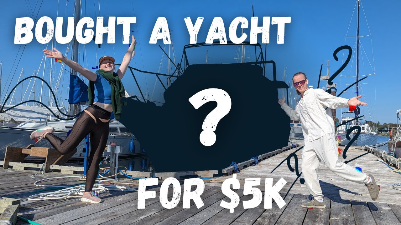 Young Couple Buys a 45 ft Yacht for CA$5,000 + FULL BOAT TOUR