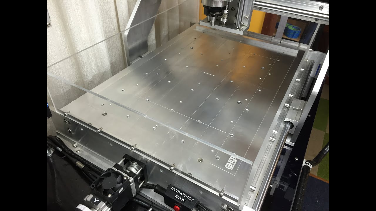 Updating my CNC Router with Solid Plate Aluminium Bed