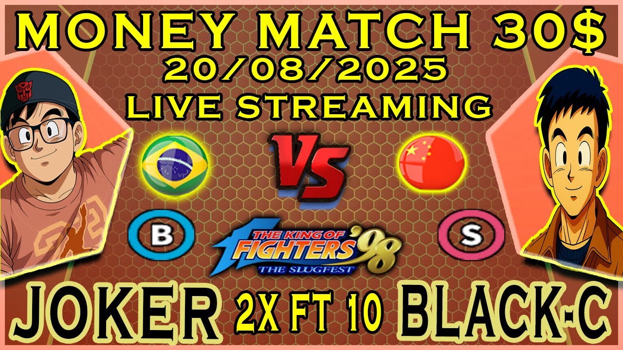 Live Money Match 30$ 💋 Joker + Roberto Urameshi VS Black-C 💋 3X FT 10 🏆 NO CHIZURU VS ROBERTO 💋