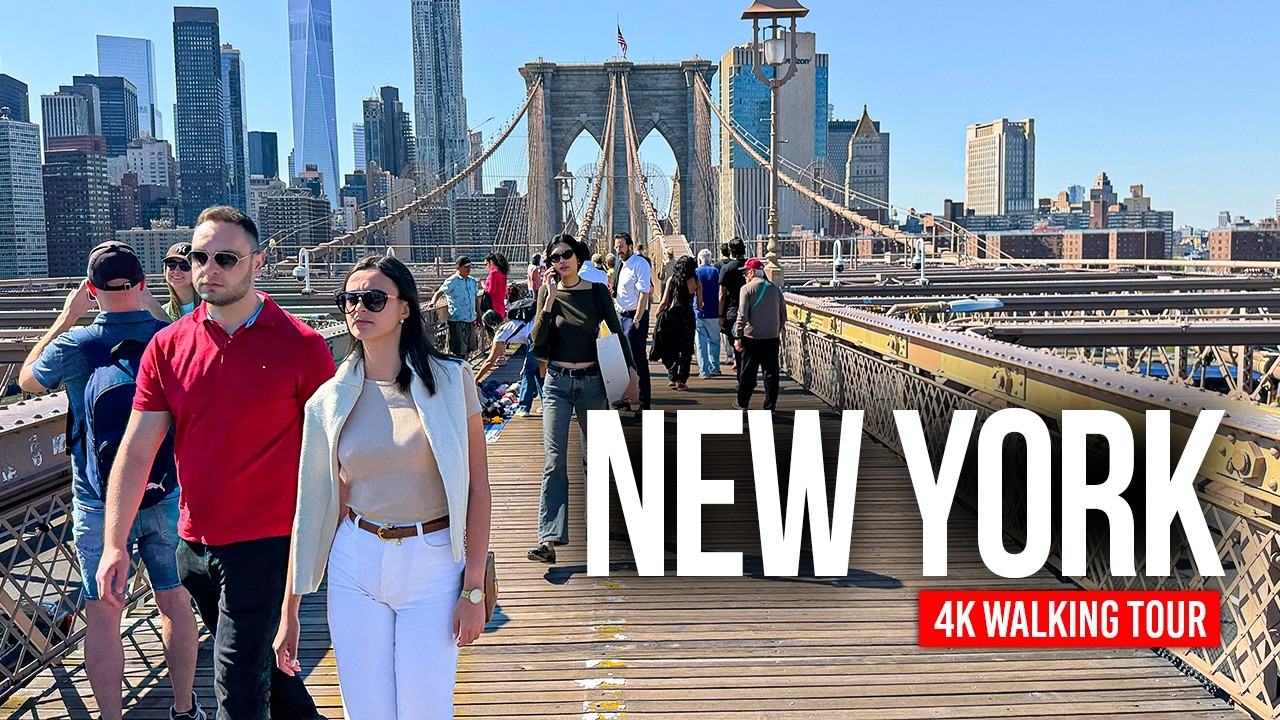NEW YORK, USA 🇺🇸 Exploring Manhattan & Brooklyn | 4K Walking Tour