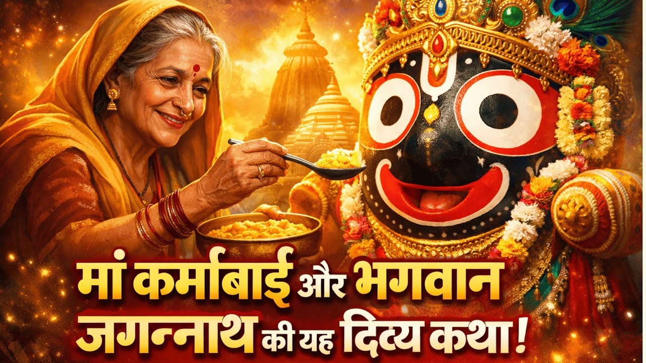 मां कर्माबाई और भगवान जगन्नाथ की अद्भुत दिव्य कथा | सच्ची भक्ति की शक्ति | Jagannath Bhakti Story