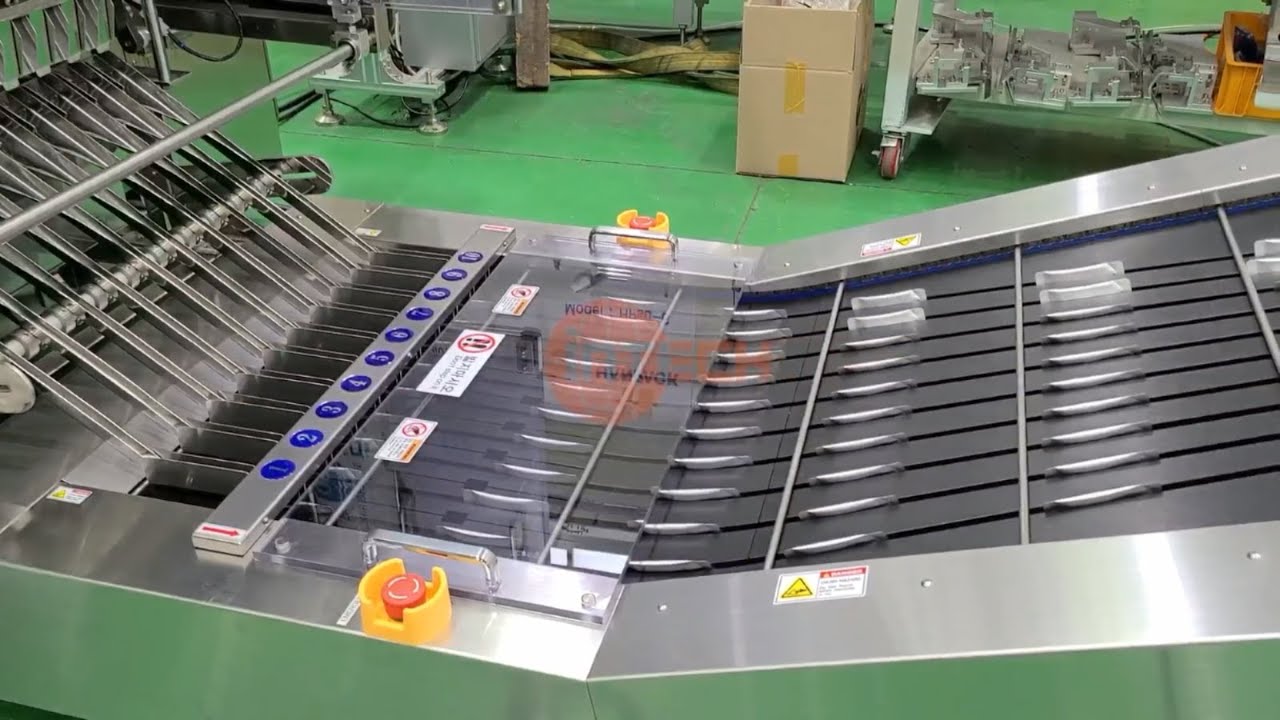 [인테크] (신제품) 정렬기체커 -  (New product) Aligned Checkweigher / Multi lane checkweigher