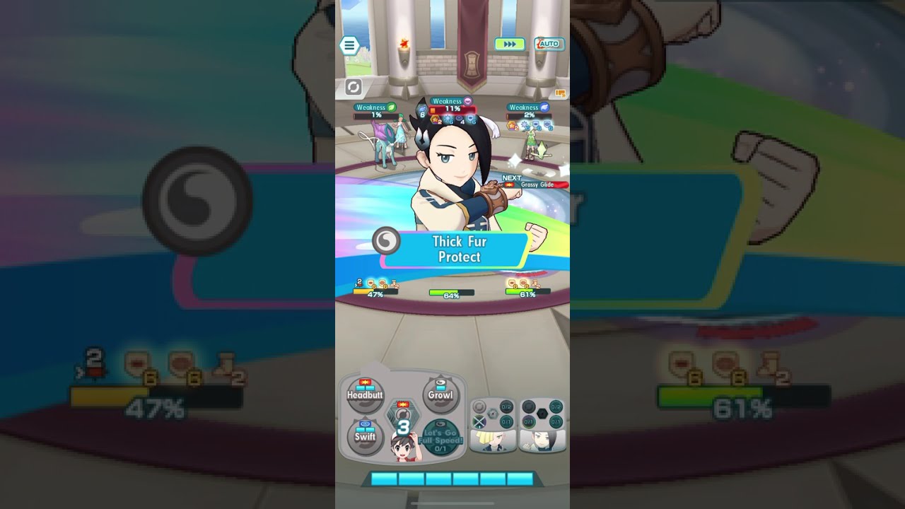 V Chase, Ac Gladion & Mai vs Normal Tower Floor 30