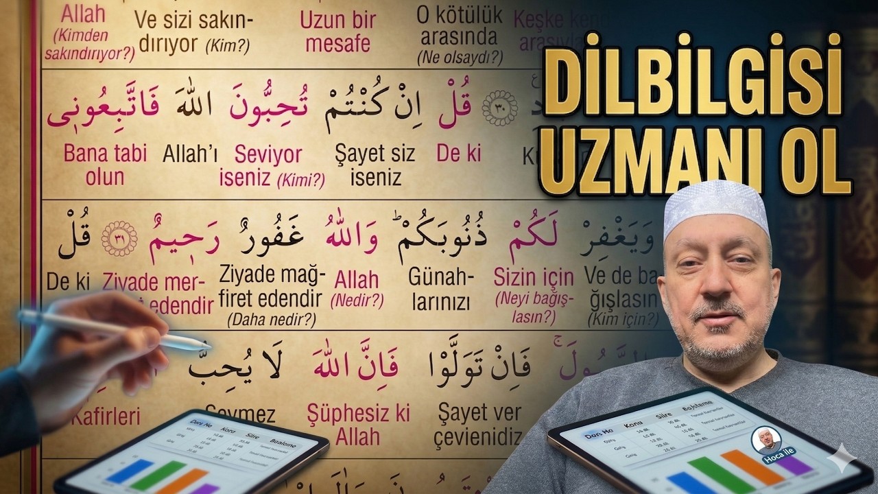 Kuran Ayetlerinde Gizli Dilbilgisi | Kuran Ayetleriyle Arap&ccedil;a Uzmanı Ol