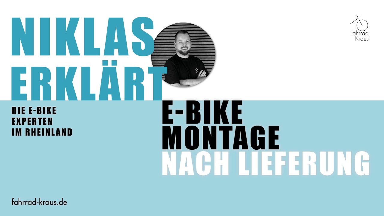 E-Bike Montage nach Lieferung | Tipps von Fahrrad Kraus