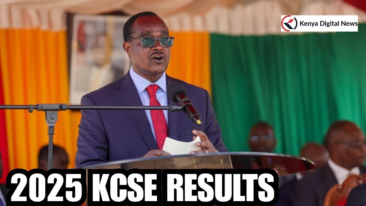 KCSE 2025 RESULTS Officially Released by CS Julius Ogamba as 270,715 Candidates Score C+ and above