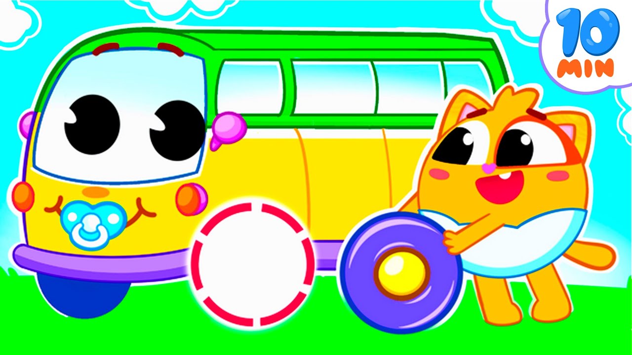 🚌Little Bus for Kids | Funny Songs For Baby & Nursery Rhymes by Toddler Zoo