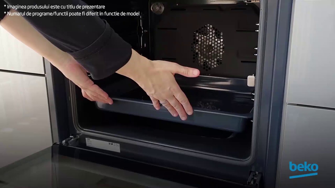 Cum pot curata cuptorul Beko cu ajutorul functiei de curatare cu abur? (2020)