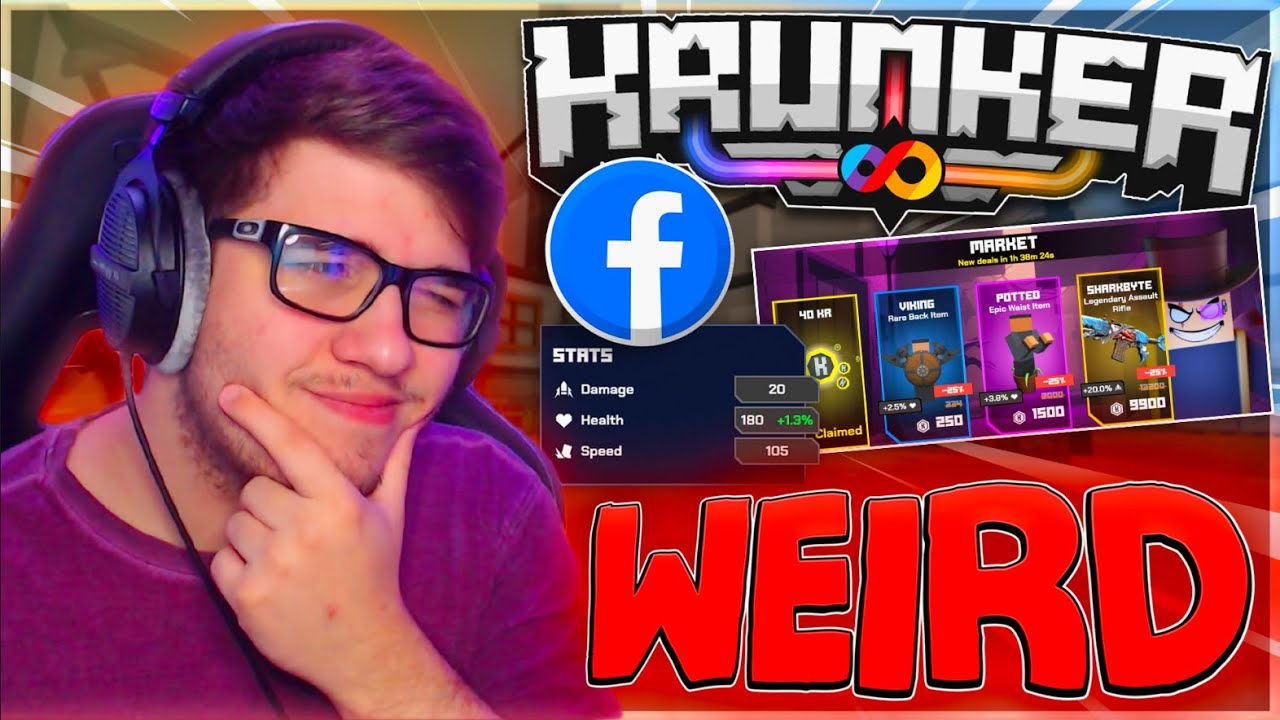 Krunker's WEIRD Facebook Game..