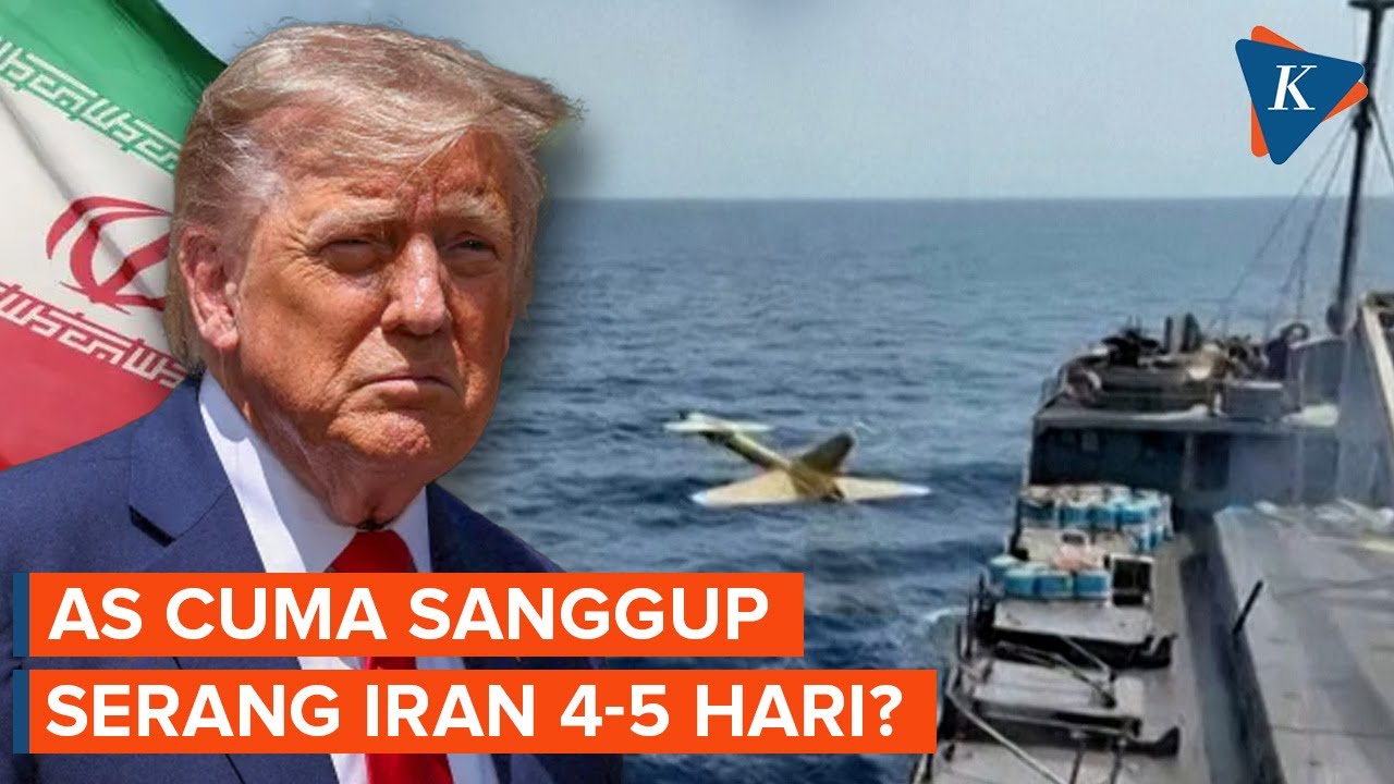 AS Diprediksi Cuma Sanggup Serang Iran 4 sampai 5 Hari