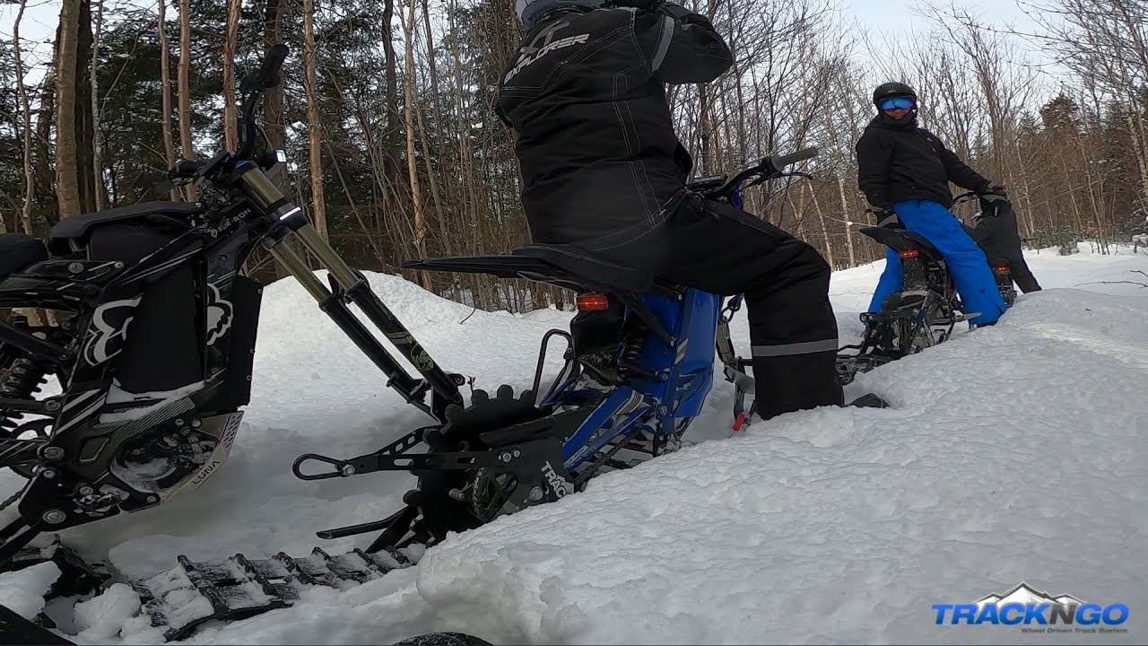 4 TrackNGo SurRon Electric SnowBike !!!