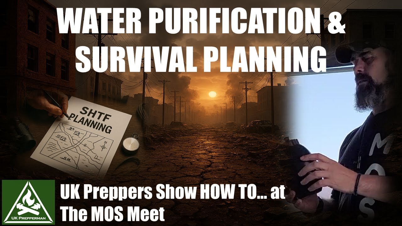 MOS UK Prepper Meet 2025 Pt 1| Essential WATER PURIFICATION for Preppers & SURVIVAL PLANNING