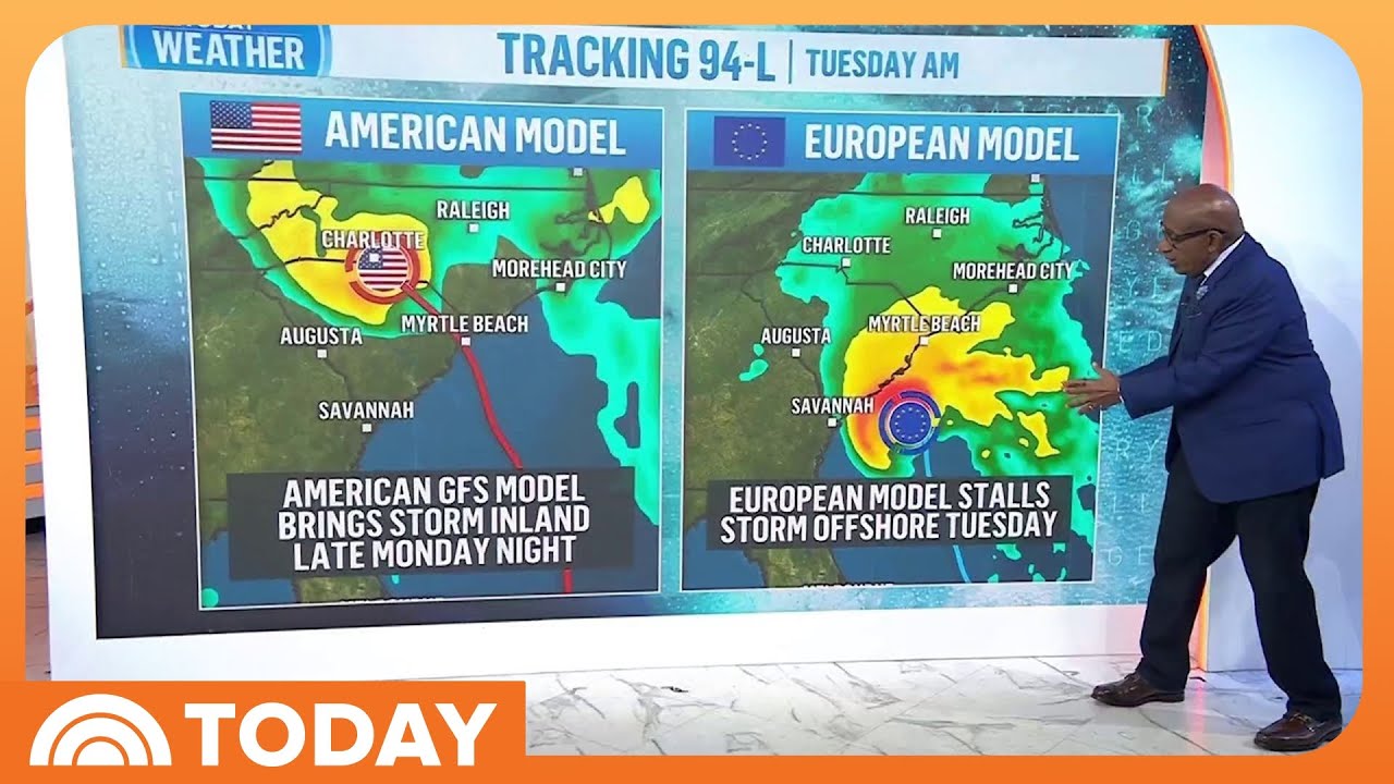 TODAY's Al Roker Tracks Hurricane Humberto Swirling off US