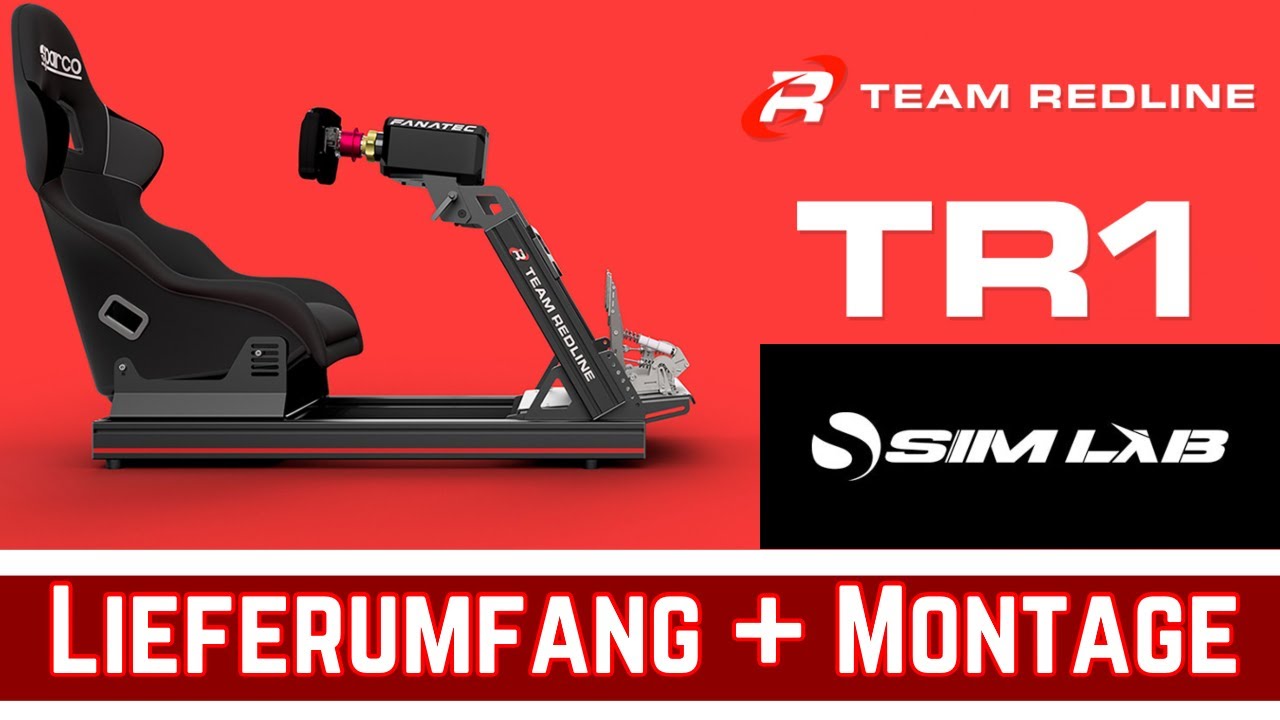 [1/3] Simlab Team Redline TR1 chassis - kompaktes/stabiles Simracing Rig - Lieferumfang & Montage