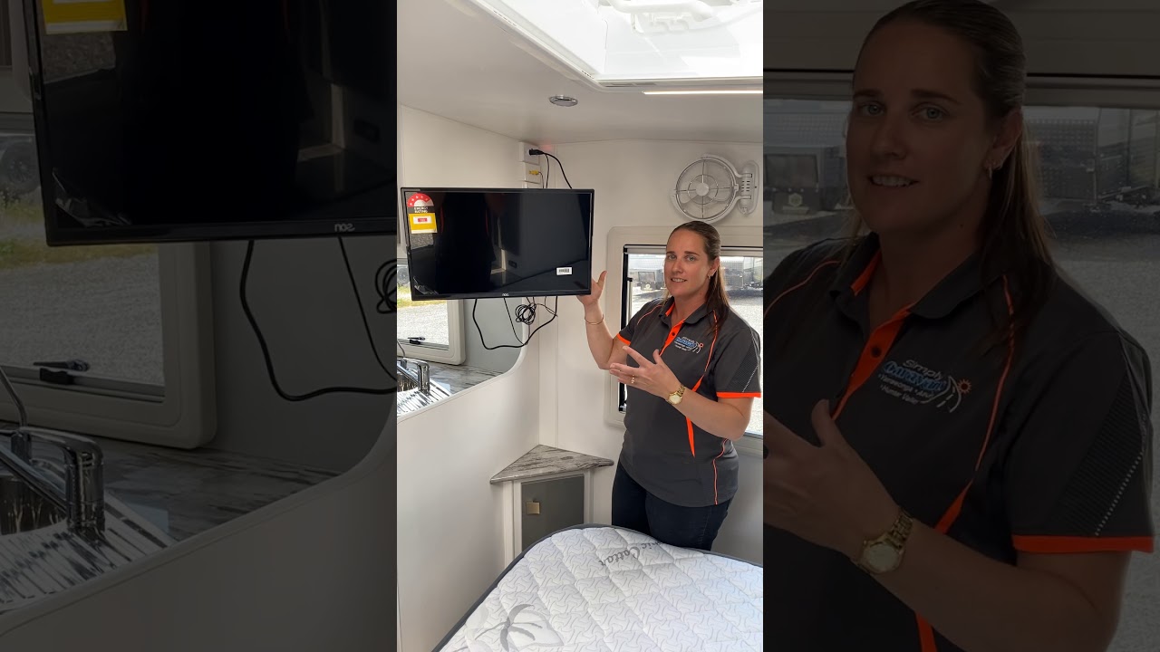 Red Centre Caravans - how to set up your TV