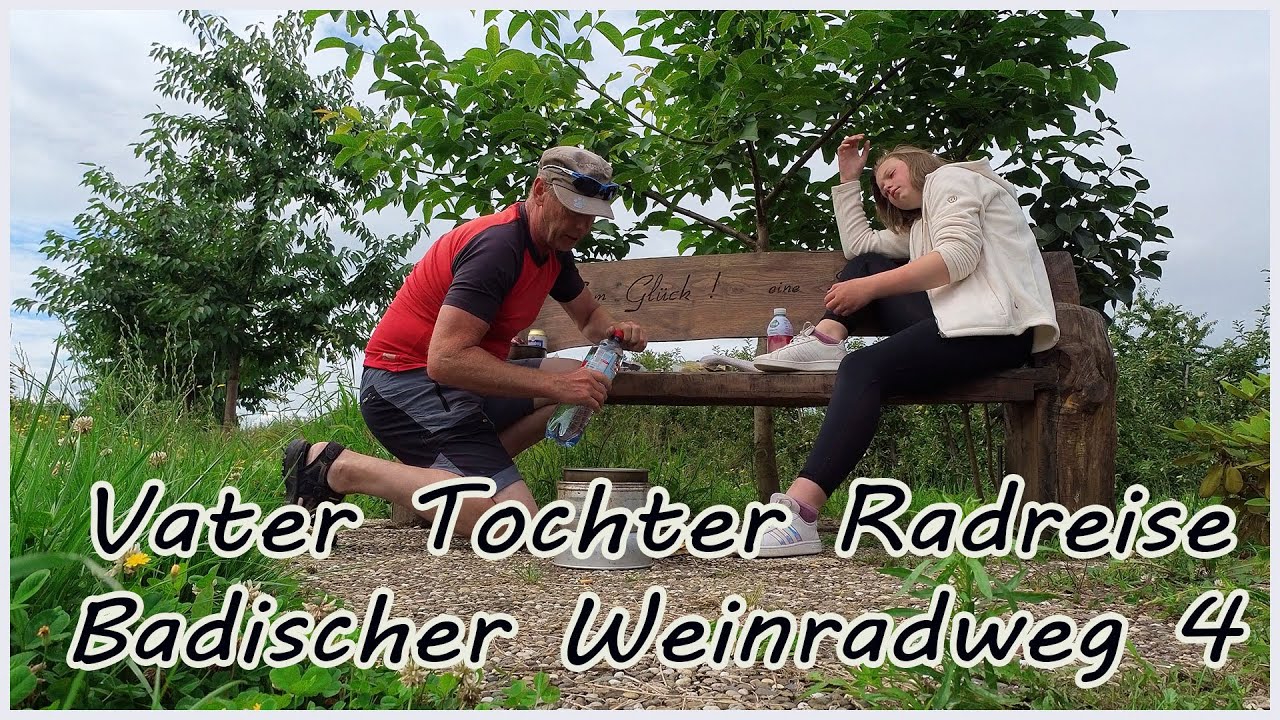 Vater Tochter Radreise Badischer Weinradweg  4