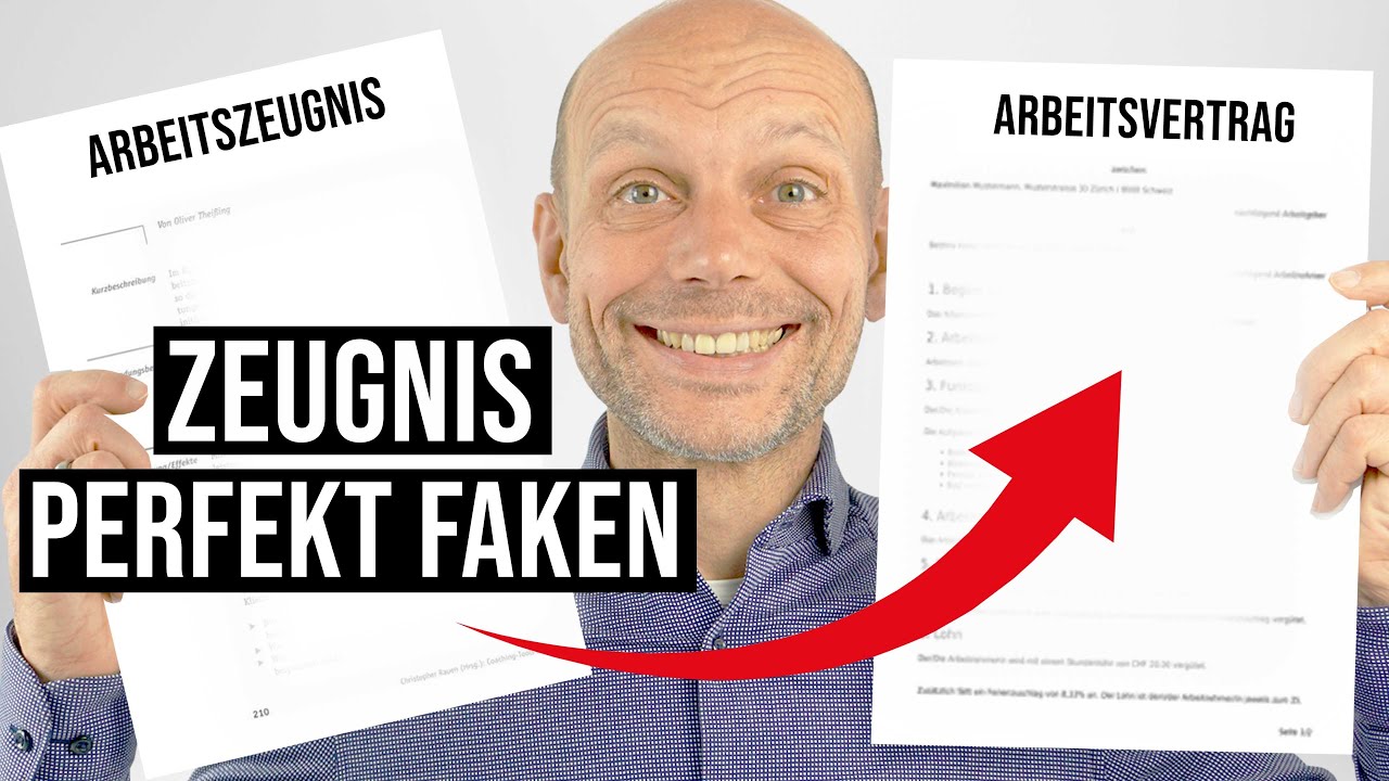 So fälschst Du dein Zeugnis richtig (bemerkt kein Personaler!)