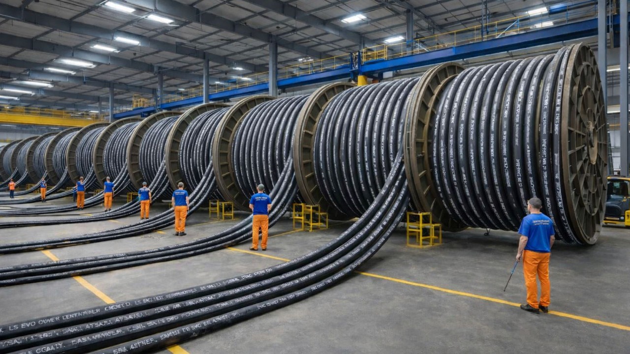 HOW MILLIONS OF HYDRAULIC HOSES GET MADE EACH YEAR ON A MASSIVE PRODUCTION LINE