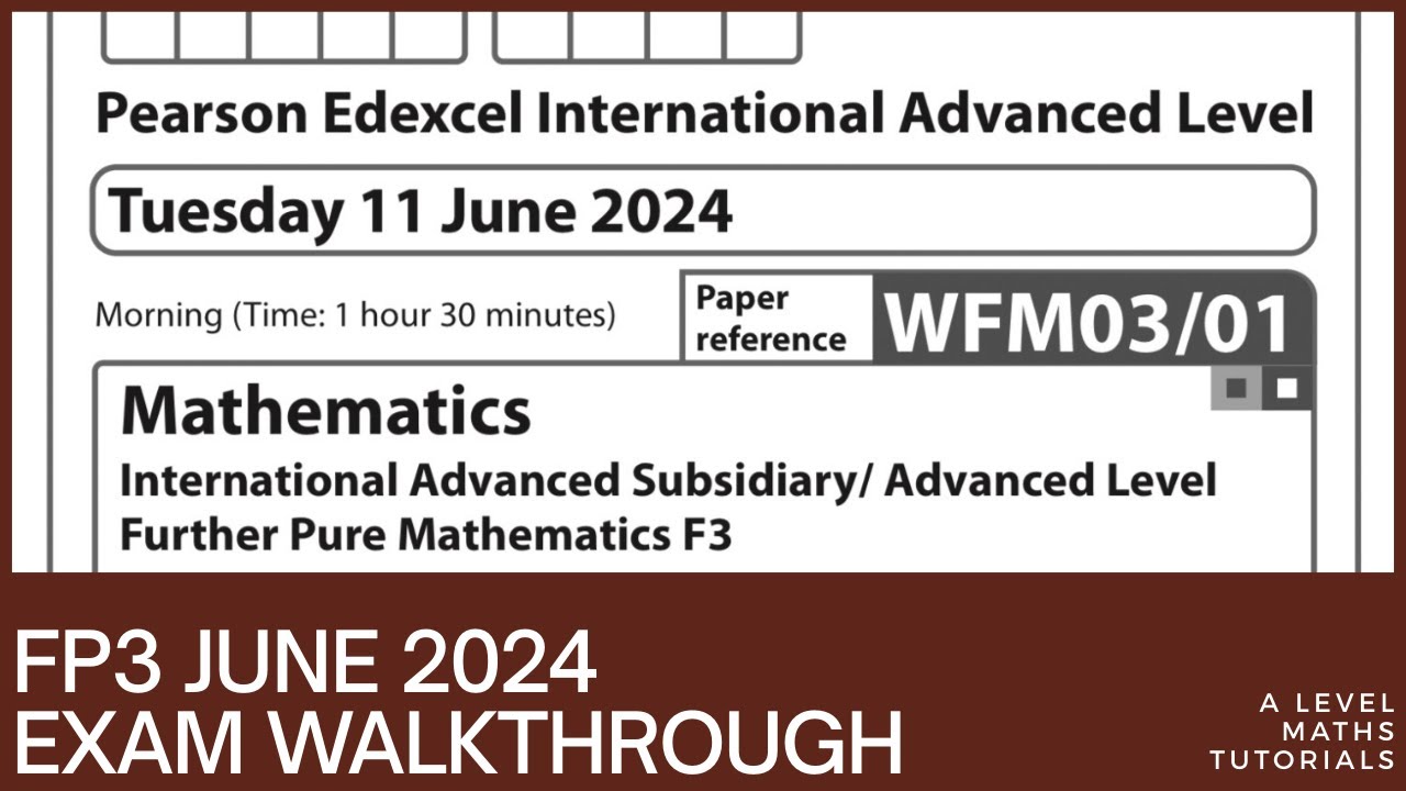 FP3 Exam Walkthrough - June 2024