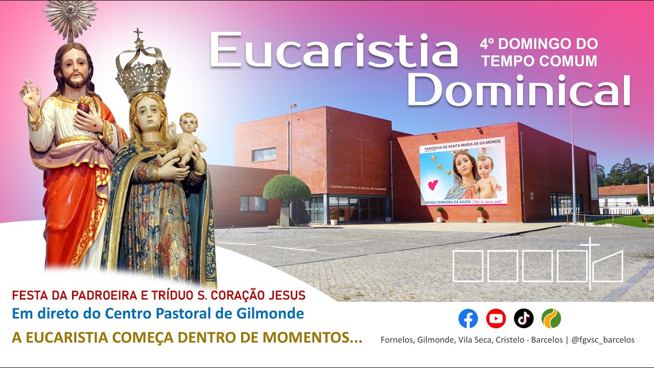 Eucaristia Dominical, 01 Fevereiro 2026, 4º Domingo do Tempo Comum | Festa Nossa Sra. das Candeias
