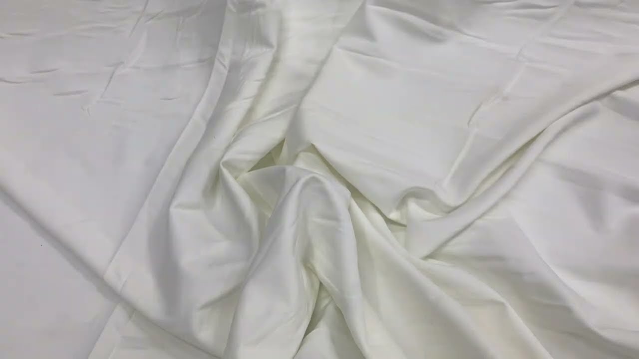 Stretch Crepe Suiting- Warm Ivory #10347