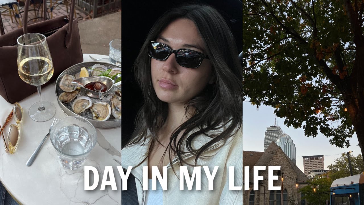 VLOG: fall friday in boston, shopping, chatty grwm + wine night!