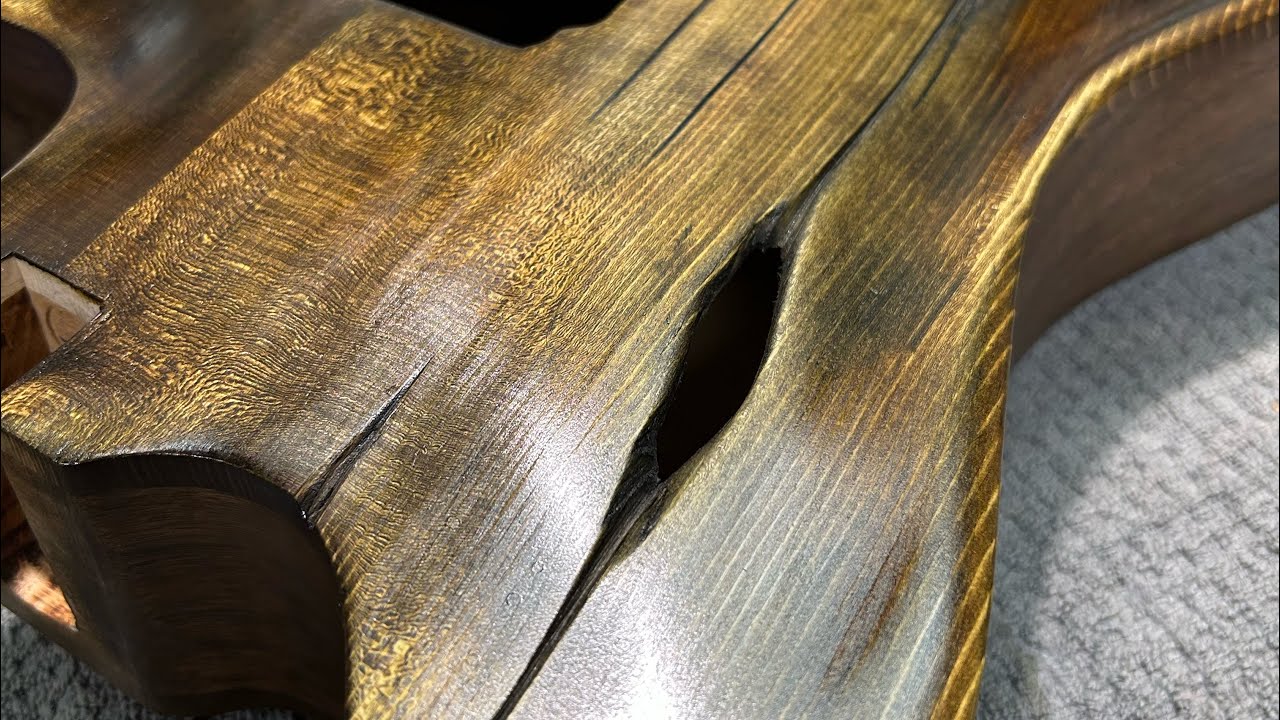 EASY way to RELIC A Guitar, Custom Dubova Archtop Guitar