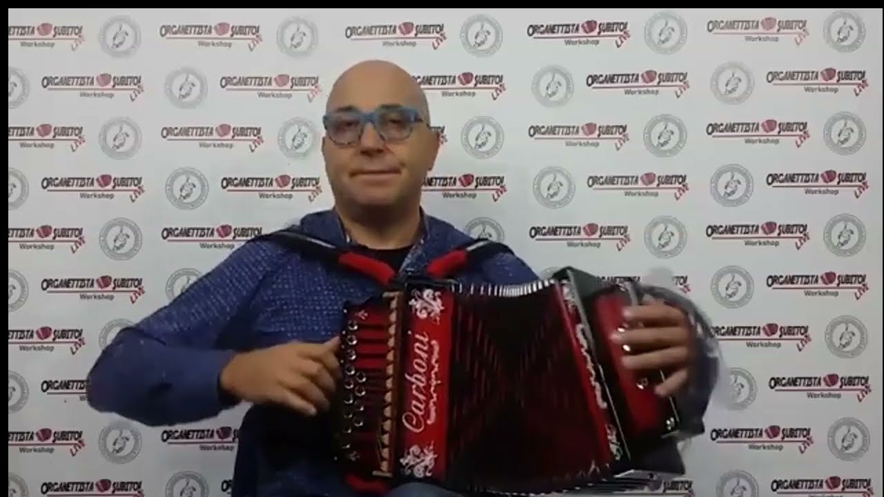 BUFERA mazurca  (D.LAMANO) Video Tutorial parte 2 per organetto 4 bassi