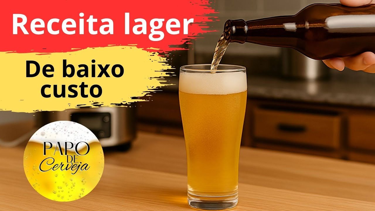Como fazer uma cerveja artesanal american lager de baixo custo