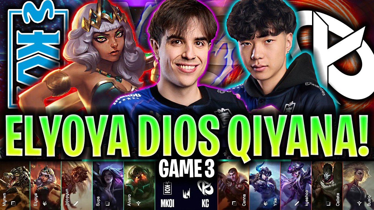 ELYOYA SACA EL MODO DIOS CON QIYANA? 😱PRIME!🔥 - KOI vs KC Game 3 LEC VERSUS PLAYOFFS 2026 IBAI