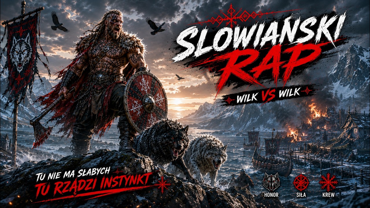 Słowiański Rap 2026 &ndash; Ogień Przodk&oacute;w ⚔️ Rap Słowiański | Wojownicy Słowian | Epic Slavic Hip Hop