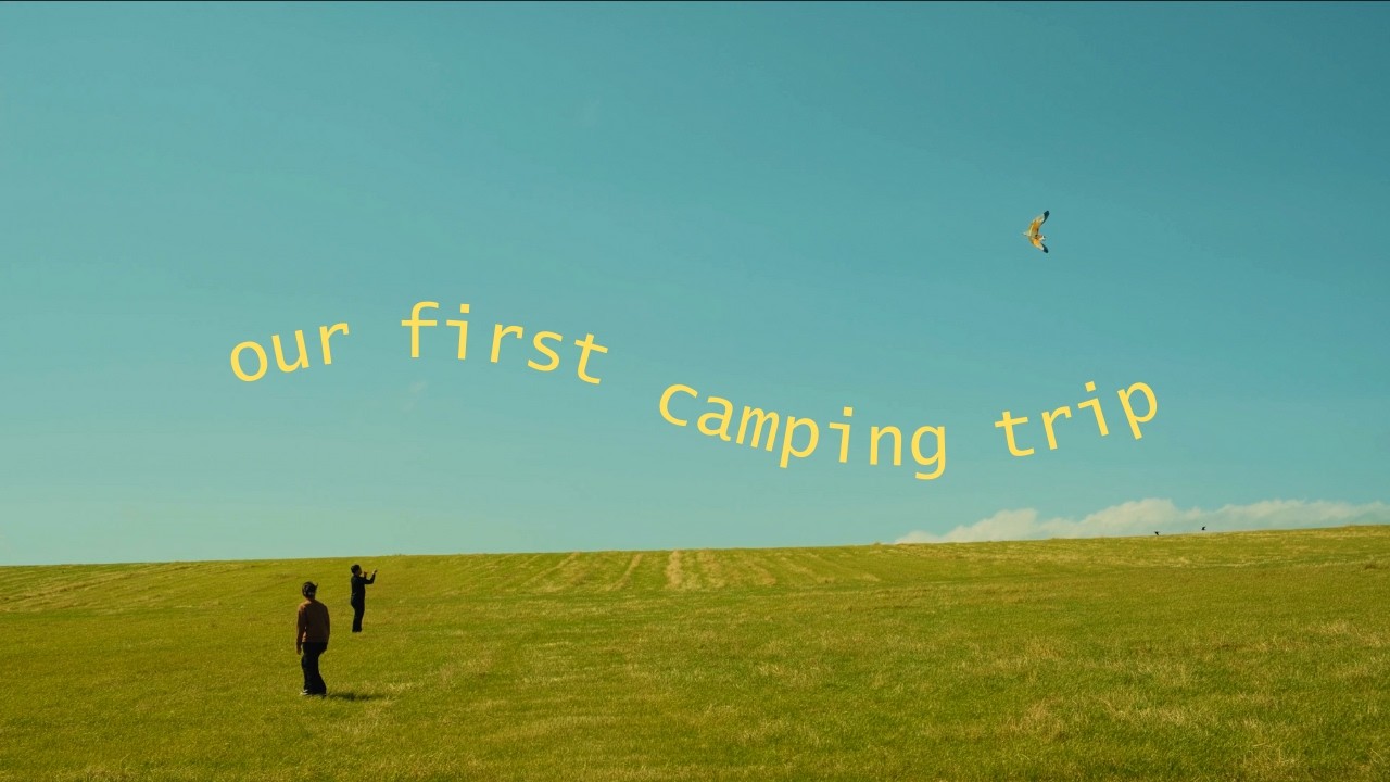 life in our mid 20s | we camped and flew a kite