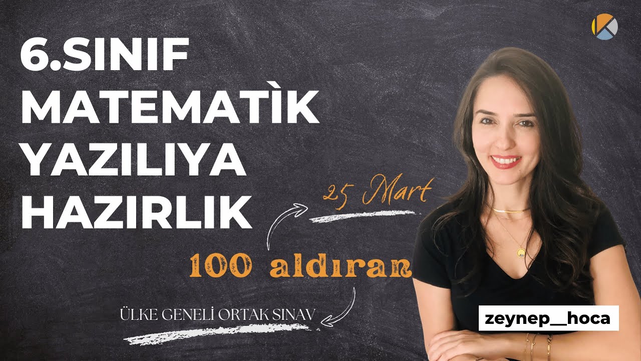 Ülke geneli 6. sınıf matematik ortak sınavına hazır mısınız? 100 aldıran sorularla kendini test et!